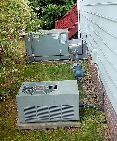 We have a new Goodman HVAC system (exterior unit and internal Air Handler) installed in 2020 to replace the smaller unit. Split system saves heating/cooling costs.