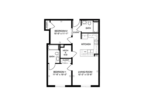 Floor plan B2A2