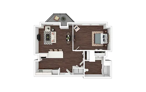 Floor plan A16 - Renovated