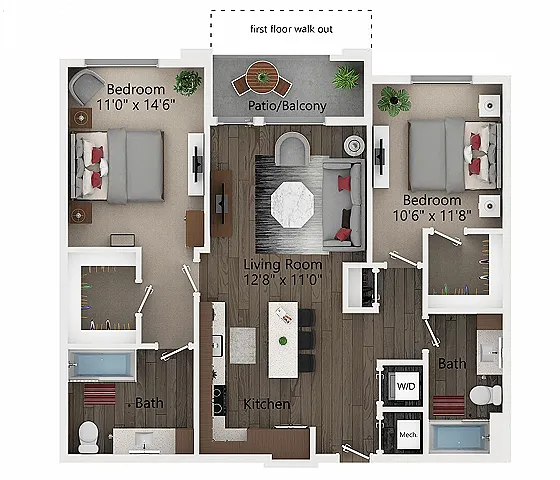 Floor plan B1