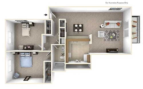 Floor plan Violet