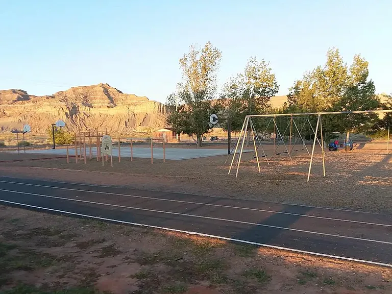 Playground and dog park, just 2 blocks away.