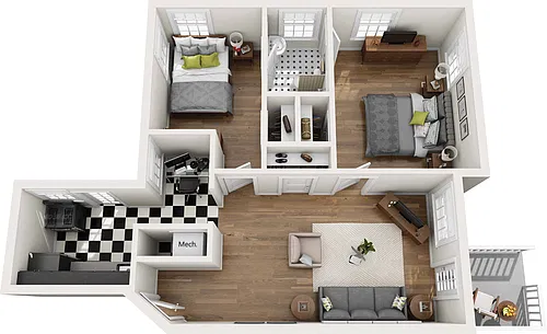 Floor plan B8