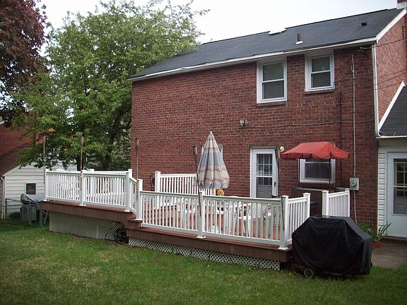 Rear Yard with Deck