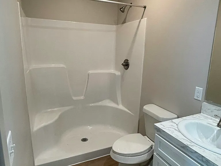 Master shower