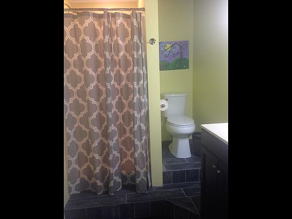 Downstairs full bath. 