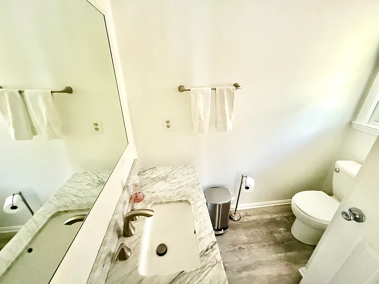 First floor half bath