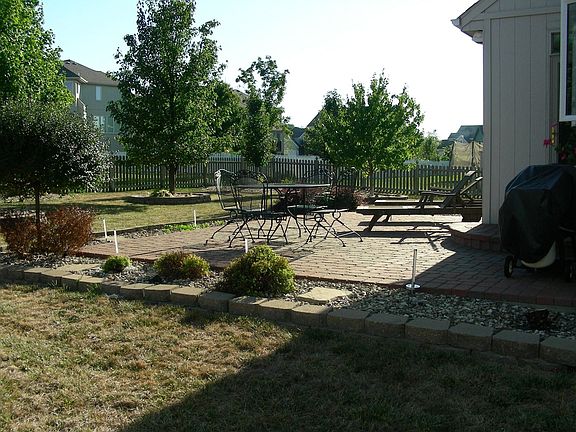 Back view from side yard