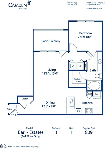 Floor plan Bari Estates