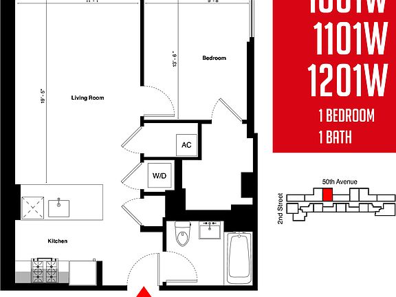 2nd image of 214 50th Ave APT 1001W