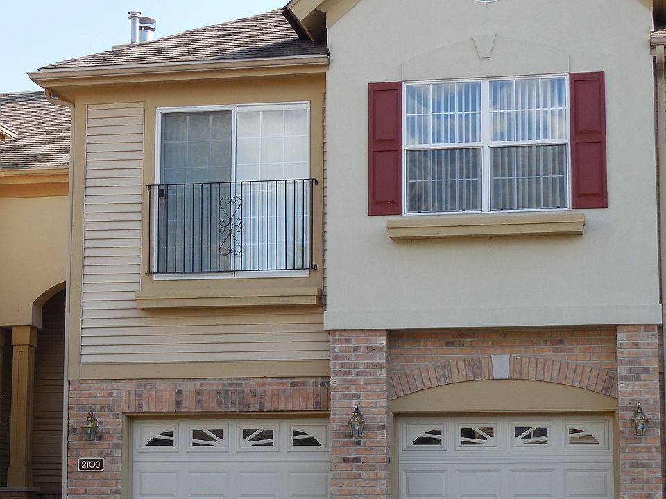 Two-story sunny townhouse.