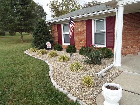 Well maintained planted beds
