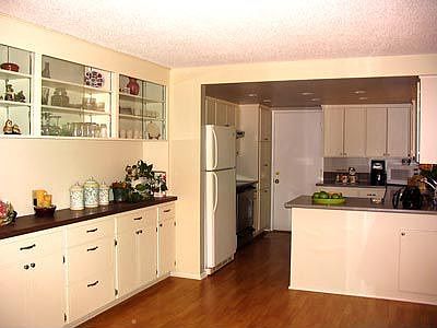 Large kitchen and buffet