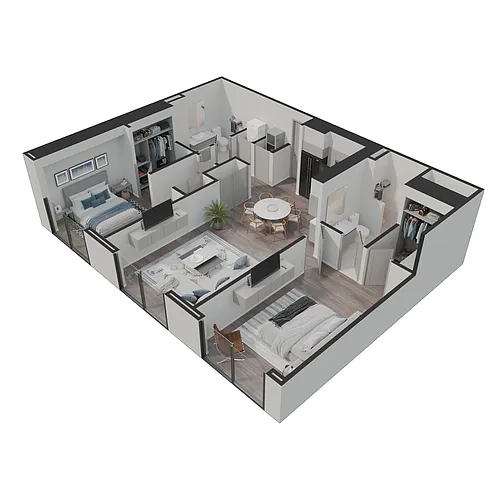 Floor plan B1 - PLUS