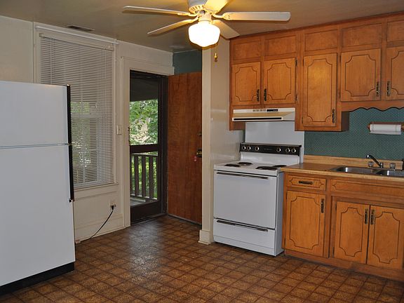 Kitchen from entrance deck