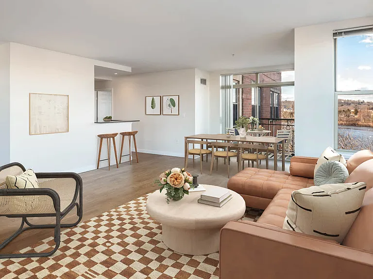 Living Room with Hard Surface Flooring