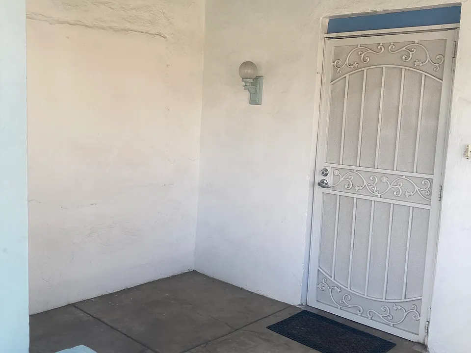 Front Porch & Security door..