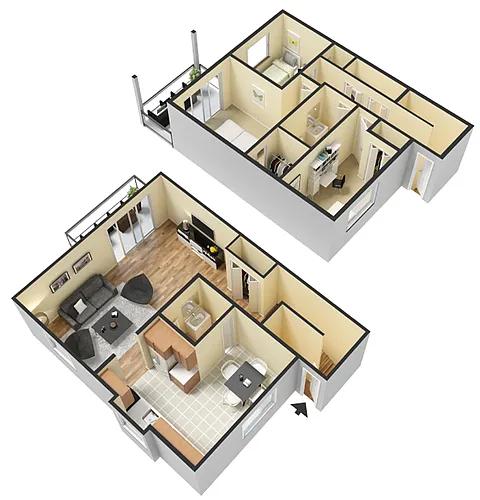 Floor plan The Stratford Lodge Townhome
