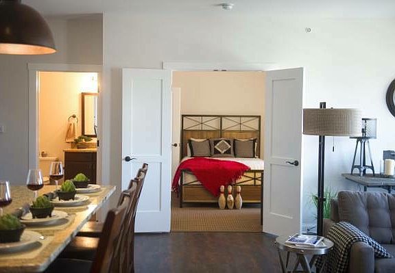 Big, bright windows throughout