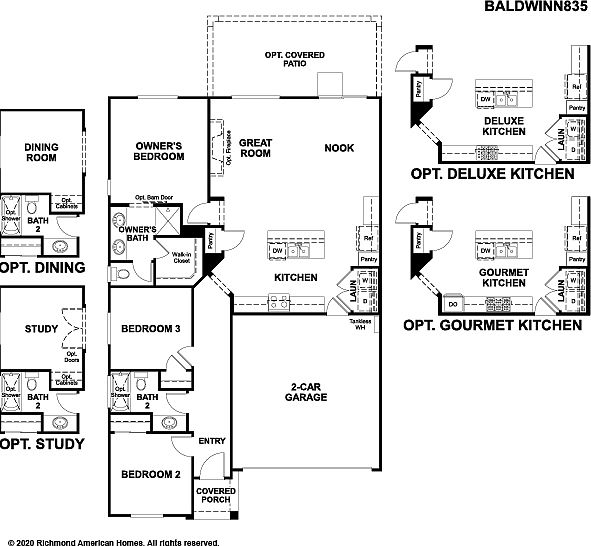 Baldwin Plan, Woodberry at Bradshaw Crossing, Sacramento, CA 95829 Zillow