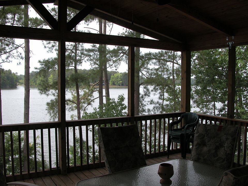 view from screened porch