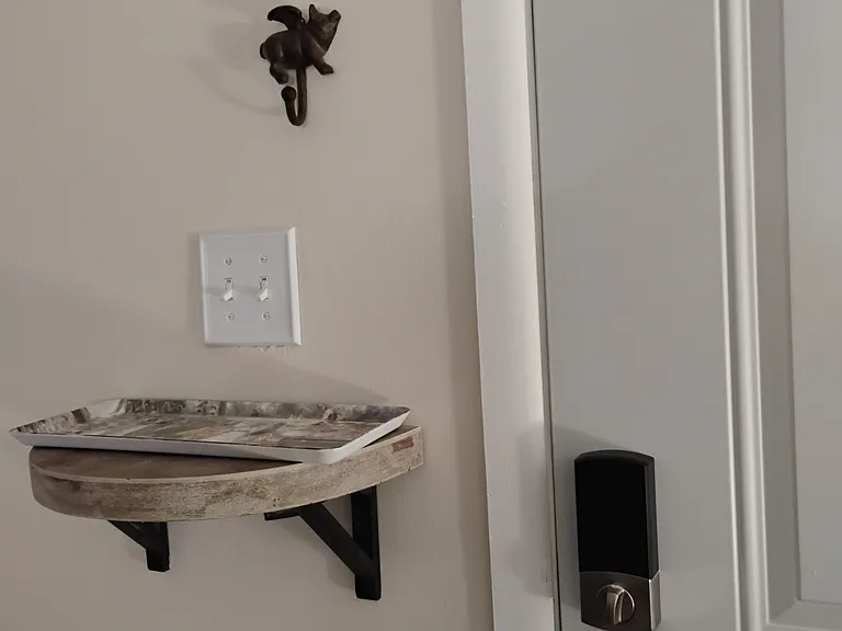 Front door is coded vs. keyed