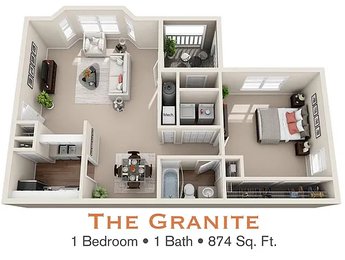 Floor plan The Granite