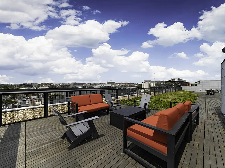 Rooftop deck