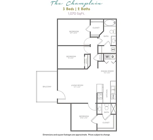 Floor plan Champlain