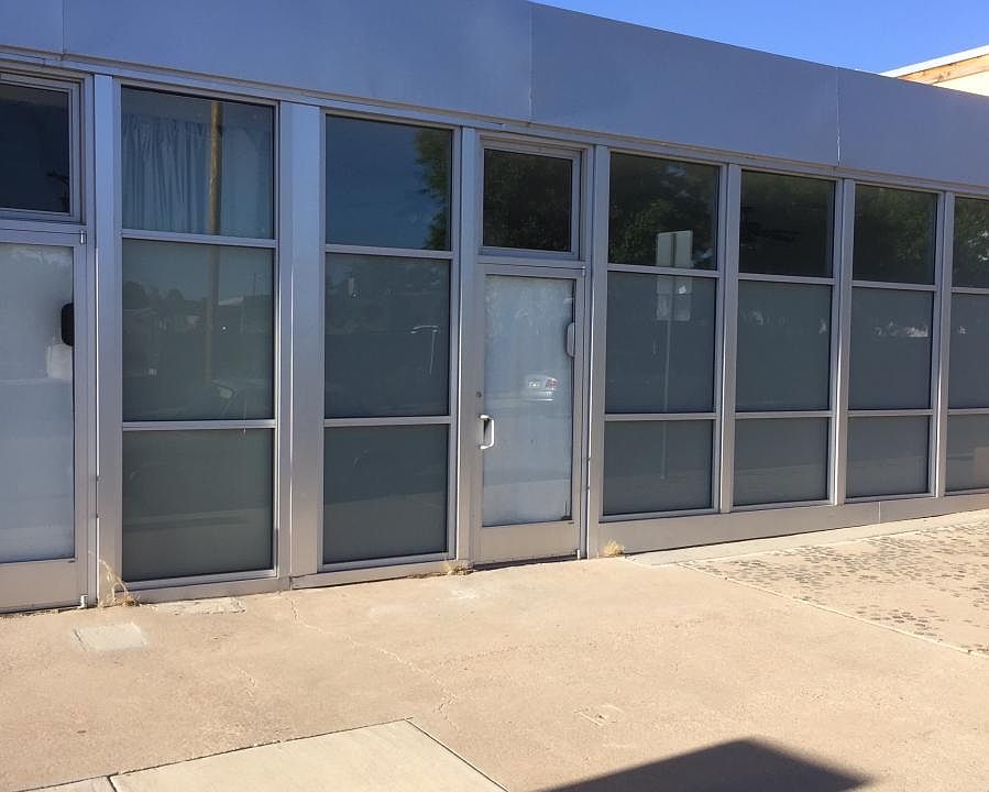 front of building