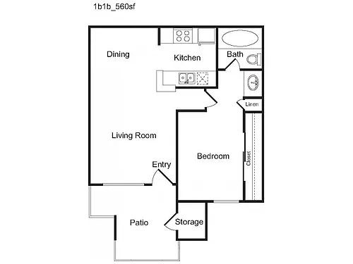 Floor plan 1A Classic