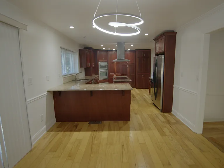 Open concept dining room and kitchen