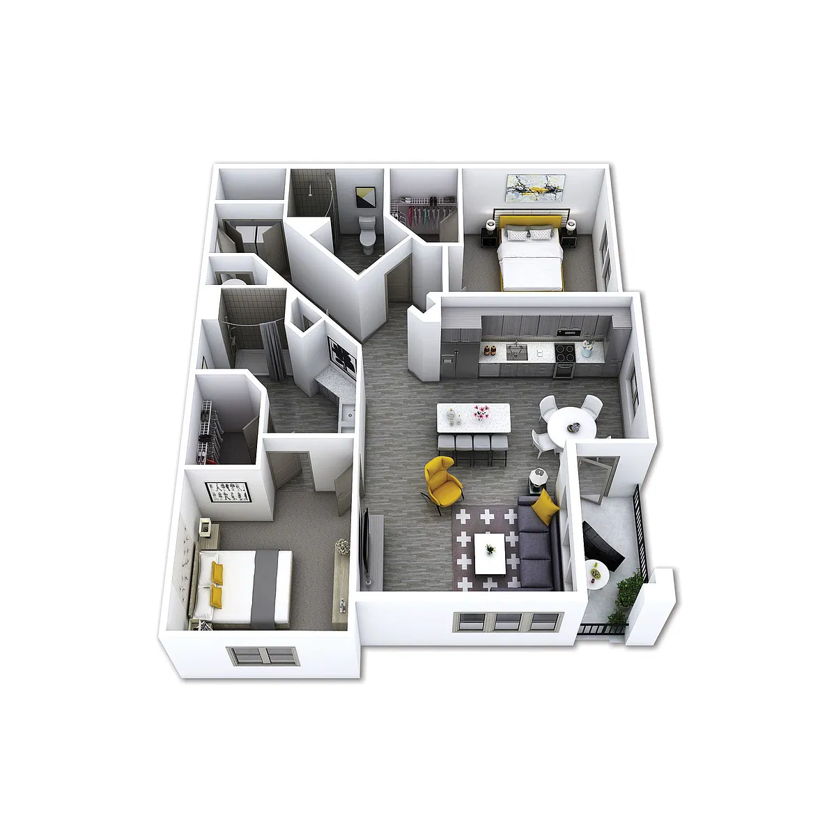 Floor plan B3
