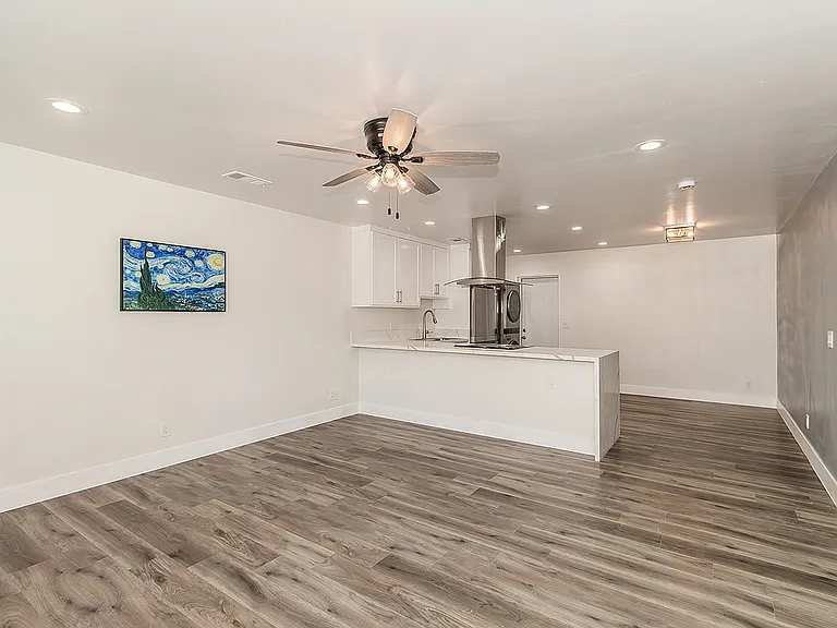 Family Room w/ LVP Flooring.