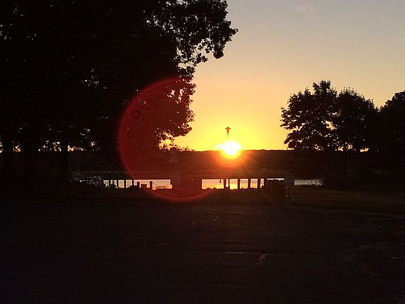 Sunrise over Bluff Point