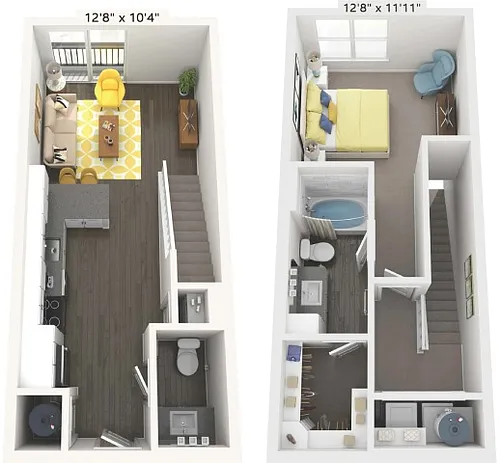 Floor plan Crestone Townhome