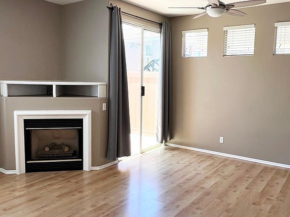 Slider door to private back patio for outside living