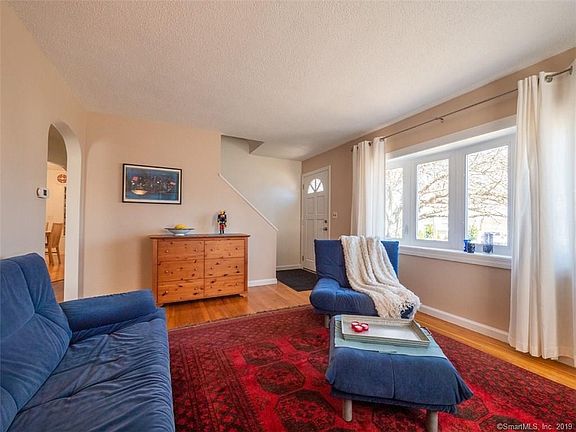 Living room looking towards entry