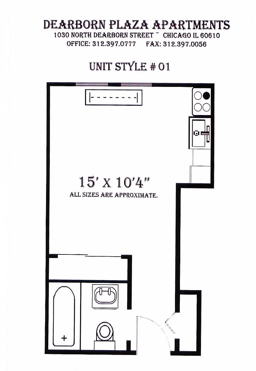Floor plan Studio Style R
