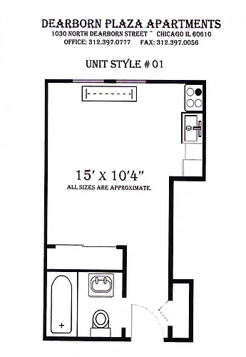 Floor plan Studio Style R