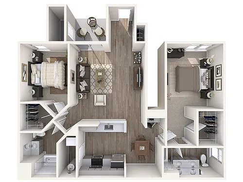 Floor plan C1-2X2