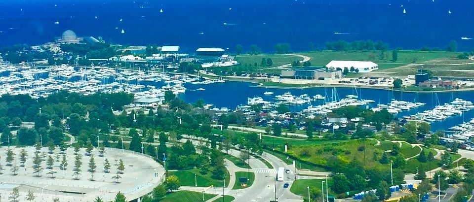 View from condo overlooking the harbor.
