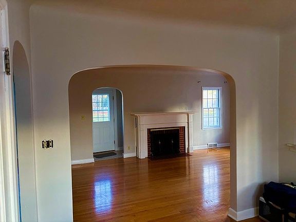 Archways and Hardwoods throughout the house. This is first floor. Similar look upstairs where there are two bedrooms.