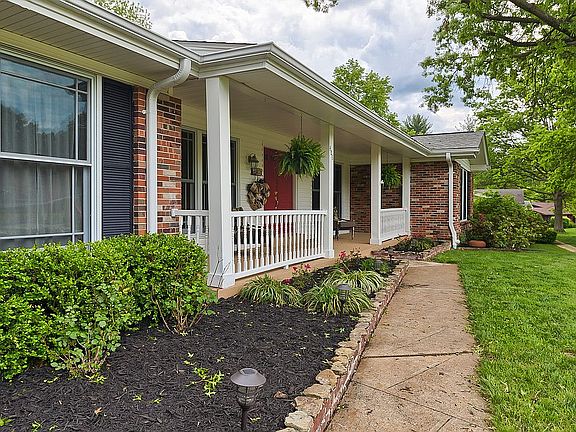 Lovely covered front porch