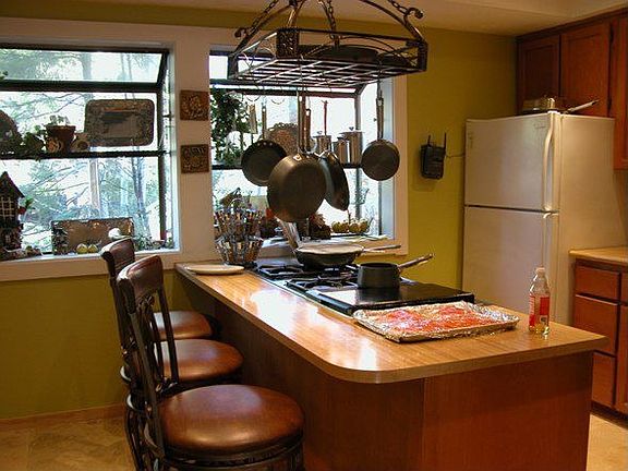 Slab Granite, Stainless, 2 refrigerators