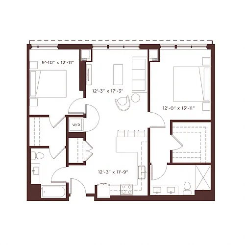 Floor plan B2