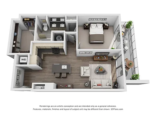 Floor plan 1E