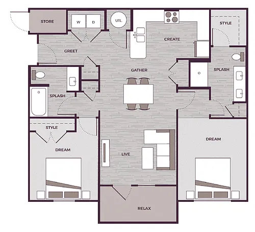 Floor plan B1G