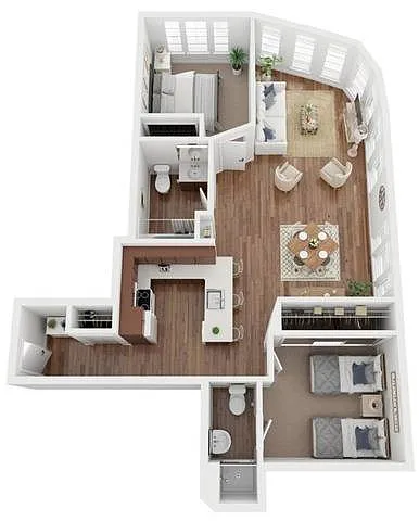 Floor plan 2X2 B5