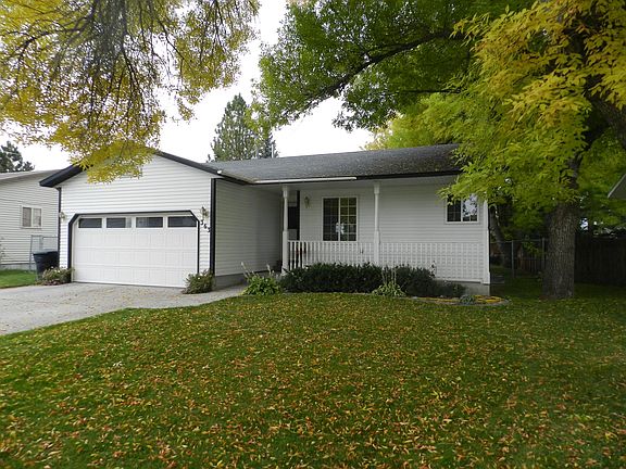 Two car garage with auto door opener.